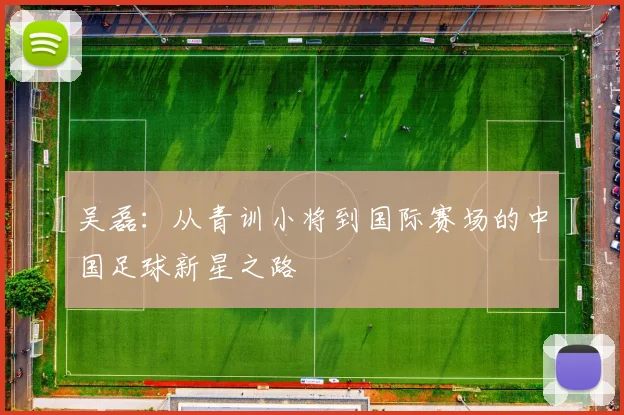 吴磊：从青训小将到国际赛场的中国足球新星之路